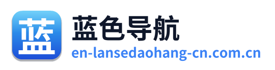 蓝色导航 Logo